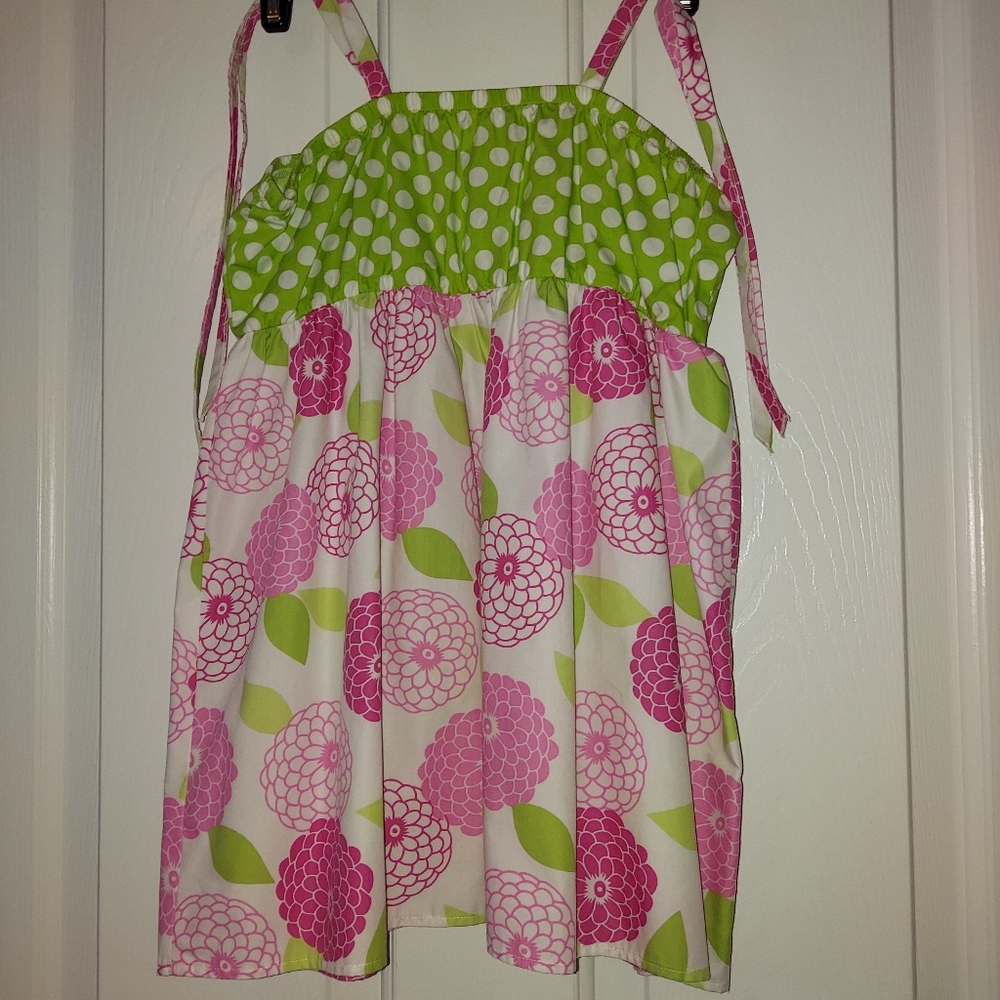 Green and Pink Kelly's Kids outfit